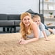 thumbnail image 4 of Alfombra Merelax 152x244 cm Grande de Peluche Antideslizante Color Beige Claro, 4 of 6