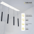 thumbnail image 5 of Kuzco CNP04AC-WH Canopy 27.5" White Multi-Port Hanging LED Ceiling Light, 5 of 6