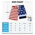 thumbnail image 2 of GYRATEDREAM Boys Swim Trunks Swim Shorts Compression Boxer Brief Liner Bathing Suit Swimsuit Anti-Chafe Toddler Kids Swimwear for 10-12T Flag, 2 of 9