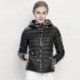 thumbnail image 2 of Women's Ultra Light Down Jacket - White Duck Down Hooded Parka for Cold Weather??, 2 of 5