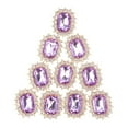 thumbnail image 2 of Rongfmy 4x10Pcs Rhinestone Buttons Crafts Decoration for Clothing Brooch Wedding, 2 of 9