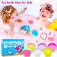 thumbnail image 3 of Set de bombas de baño de sirena para niñas con sorpresa en el interior x6, 3 of 6