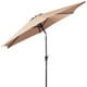thumbnail image 2 of Sombrilla Parasol Costway 2,7m Inclinada para Terraza Jardín Playa Beige, 2 of 5