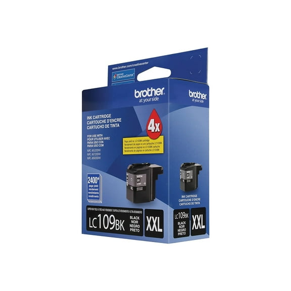 Brother® LC109BK High-Yield Black Ink Cartridge