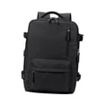thumbnail image 4 of Mochila de viaje para computadora portátil Mochila grande para computadora Mochila de negocios elegante Hombres con puerto de carga USB Mochila ligera negro, 4 of 8
