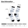 thumbnail image 2 of Fuzoiu Sea Animals Print Athletic Crew Socks for Men & Women,Casual Crew Socks,Above Ankle Crew Socks for Business, Casual, 2 of 6