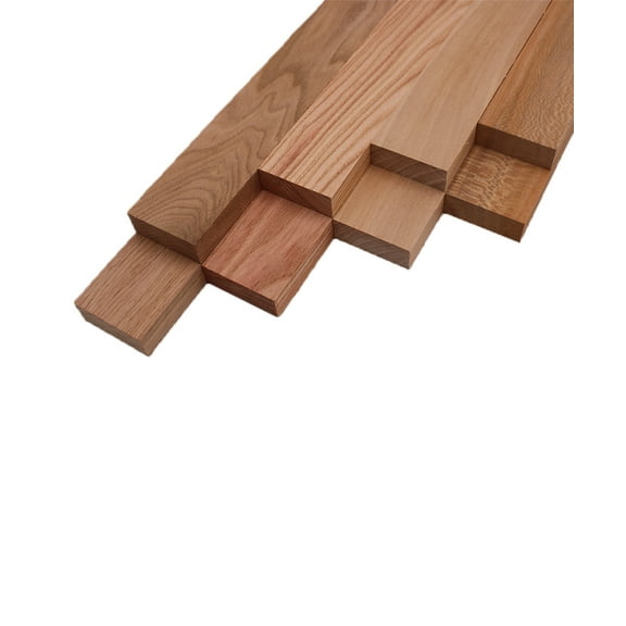 Domestic Exotic Variety Pack - Butternut, Coffee Nut, Grey Elm, Quarter Sawn Sycamore - 3/4" x 2" (8 Pcs)