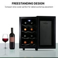 thumbnail image 6 of Koolatron 8 Bottle Wine Cooler Thermoelectric Freestanding Wine Fridge, 6 of 10