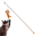 thumbnail image 3 of Cat Teaser Chaser Pet Cats Toys Stick Rod Cats Juguete interactivo Naranja Gloria Gatito Teaser Juguetes, 3 of 9