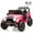 pink, variant on Ourlova 24V Kids 2-Seater Electric Ride-On Car, 4x4 Truck with Remote Control, 4-Wheeler Suspension, 3 Speeds, LED Lights, Bluetooth