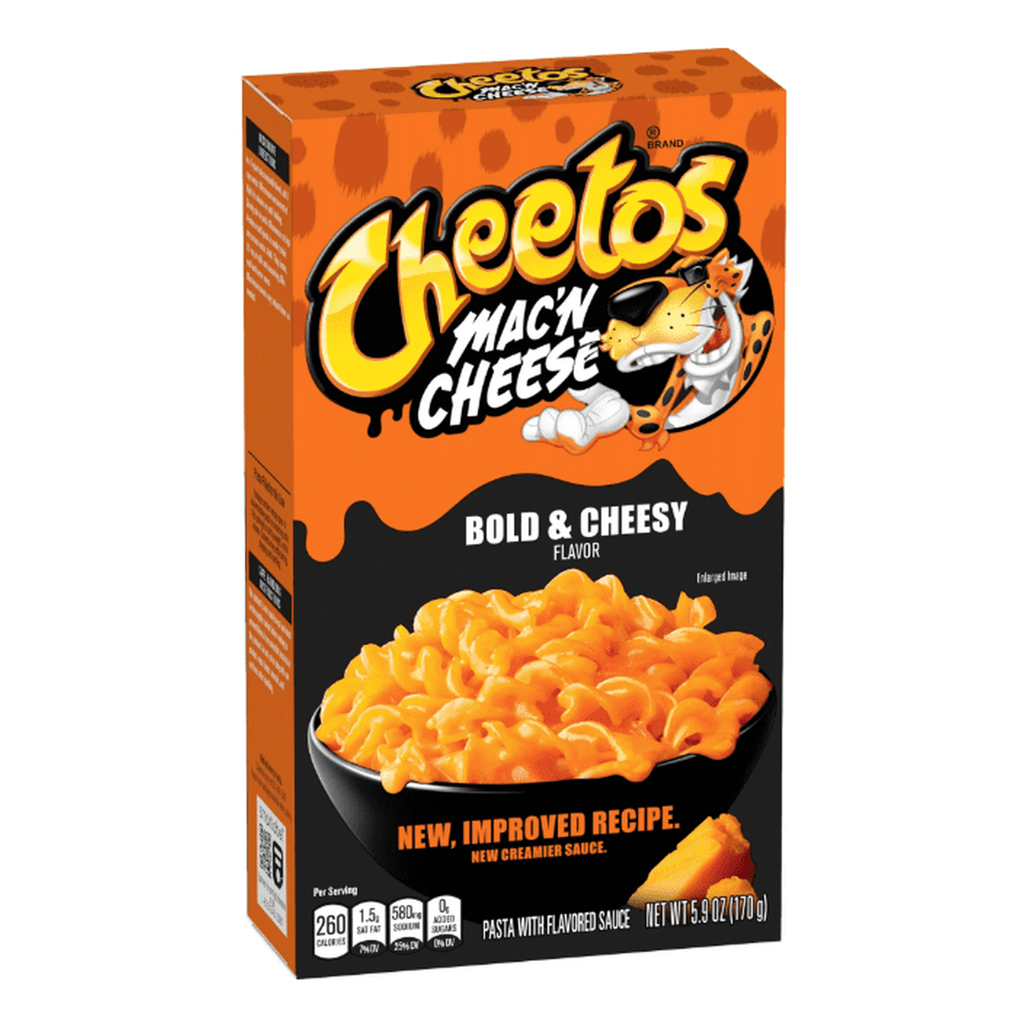 Cheetos Mac N Cheese Pasta with Flavored Sauce Bold & Cheesy Flavor, 5.9 oz Box (Pack of 2)