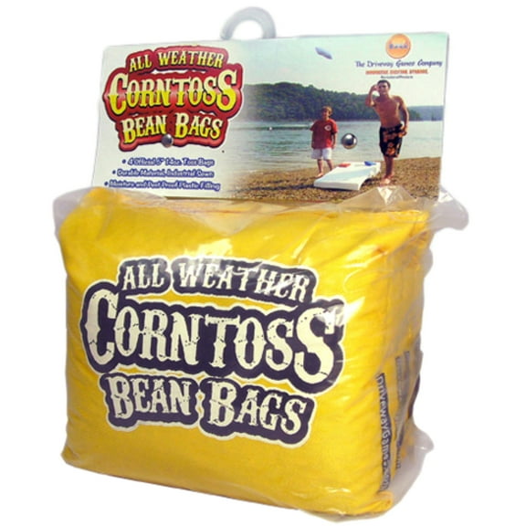 Driveway Games All Weather Corntoss Bean Bags, Yellow