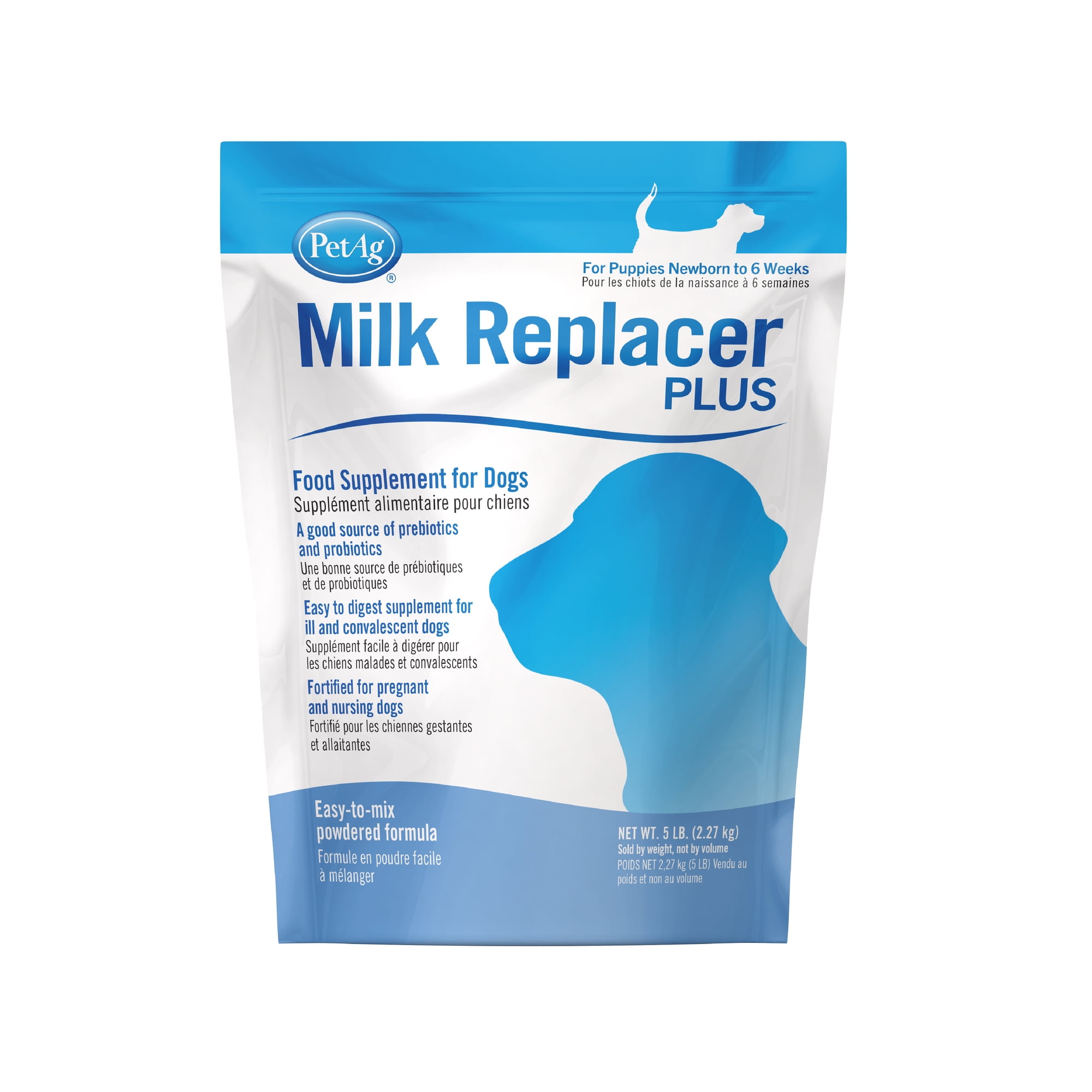 PetAg Milk Replacer Plus Puppy 5 lb. Bag Powder