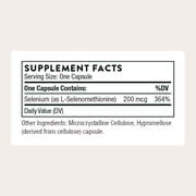 THORNE - Selenium - 200 mcg Selenium Supplement for Antioxidant Support* - 60 Capsules