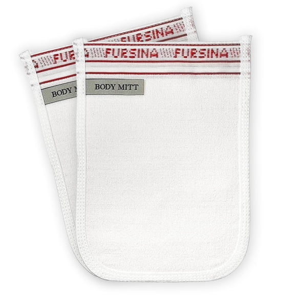 Guante exfoliante (2 piezas) – Manopla de hammam turca para baño, manopla exfoliante corporal, removedor de piel muerta y seca para el cuerpo, ideal para eliminar el bronceado en aerosol, superficie l