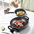 thumbnail image 2 of OVENTE Electric Wok with Nonstick Coating, 13 Inch Family-Sized Skillet, 1400W Power, Adjustable Temperature, Tempered Glass Lid, Cool Touch Handles, 2 of 9