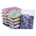 thumbnail image 2 of Flatback Silver Bottom Resin Non Hotfix Rhinestones In Big Package Glitter Crystals And Strass, 2 of 7