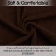 thumbnail image 3 of Tela polar Fleece marrón Pico Textiles de 1 yarda - 100% poliéster, 3 of 6