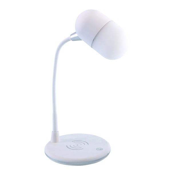 Altavoces Lámparas de Mesa Inalámbricas Bluetooth Carga Inalámbrica Altavoz Bluetooth Tres en Led Dimming Táctil Lámpara de Escritorio Audio Lámpara de Cama Subwoofer