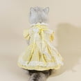 thumbnail image 2 of Ropa de títeres Lolita, vestido de encaje a cuadros para perros y gatos, ropa para mascotas, falda de osito de peluche, 2 of 6