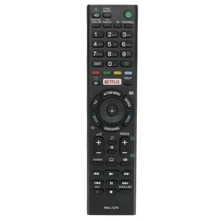 New universal remote control RM-L1275 RML1275 With NETFLIX Button for Sony LED TV RM-ED036 RM-GA019 RM-Y173RM-YD005 RMT-TX100 RMT-TX100D (Best Universal Remote Uk)