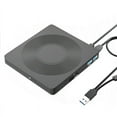 thumbnail image 1 of 6 In1 External CD/DVD Drive USB3.0 Type C CD DVD RW VCD Optical Drive with SD TF Card Reader DVD Burner for PC Laptop, 1 of 5