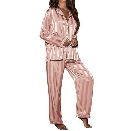 

Women s Sleepwear Womens Homewear Set Pajamas Cardigan Long Sleeves Pajamas For Women