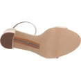 thumbnail image 4 of Sam Edelman Yaro Pearl Ivory Ankle Strap Open Round Toe Block High Heel Sandals (Pearl Ivory, 6), 4 of 6