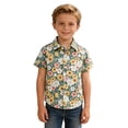 thumbnail image 1 of Chemise Hawaïenne pour Bébé Garçon Manches Courtes Imprimé Floral Tenue de Plage Décontractée Tout-Petit 2 9T, 1 of 9