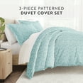 thumbnail image 6 of Duvet Cover Set - Ultra Soft & Breathable - Pale Blue Wheatfield Floral for Queen Size Bedding by Comfort Canopy, 6 of 13