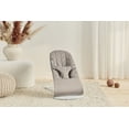 thumbnail image 2 of BabyBjorn Bouncer Bliss, Woven, Petal Quilt, Sand Gray, 2 of 8