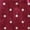 Burgundy, variant on INSPIRE CHIC Women's Retro Velvet Peter Pan Collar A-Line Polka Dots Dress Black M