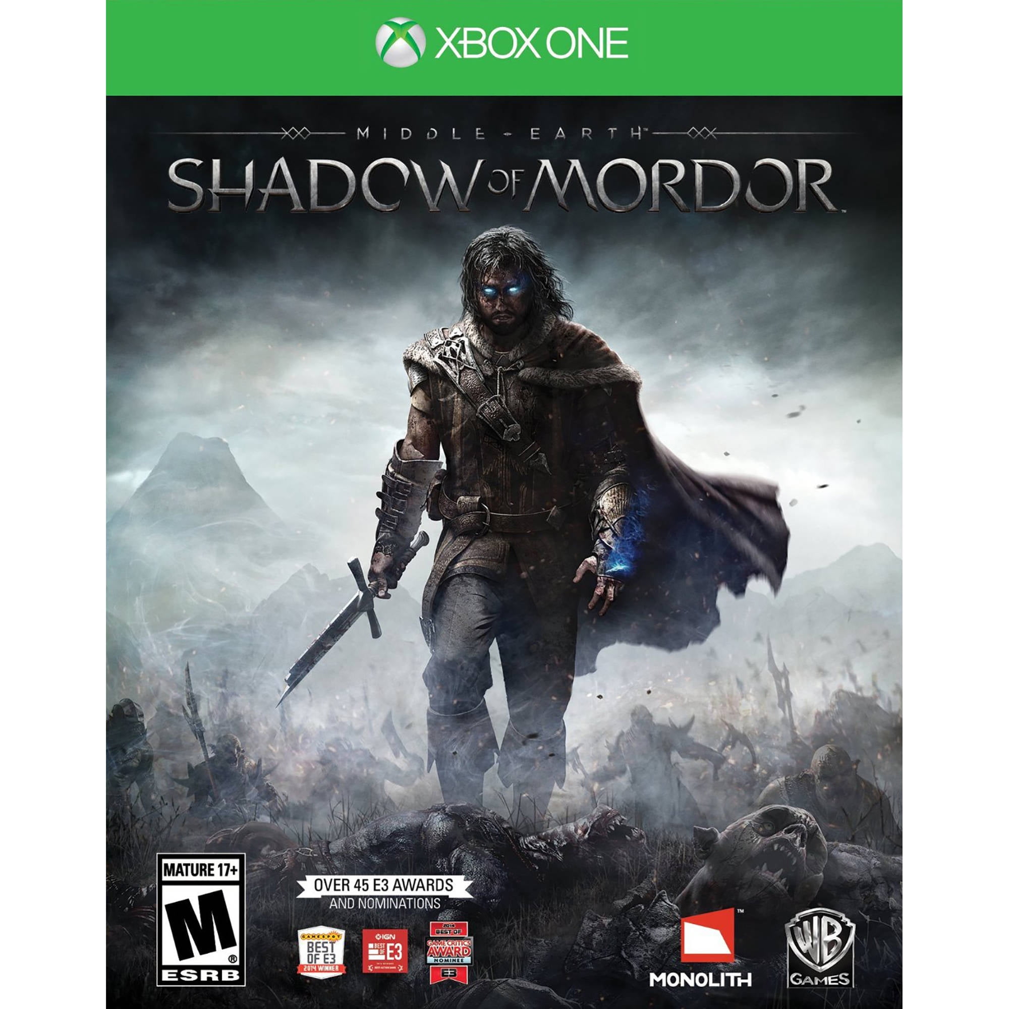 middle earth shadow of mordor xbox one