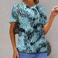thumbnail image 6 of Animal Print Patterns Women's T-Shirt Short Sleeve T Shirts Tops Tee Ladies Loose T, 6 of 6