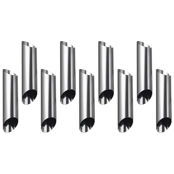 HAMPPLIES 9Pcs Silver Cannoli Forms Baking Tools for Baking Enthusiasts