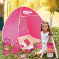 thumbnail image 4 of Kid Odyssey Kids Camping Set with Tent - Toddler Toys for Girls with Campfire, Camping Toys for Kids Indoor Outdoor Pretend Play, Gift Idea for Boys Girls Age 3,4,5,6 Year Old Birthday (Pink), 4 of 11