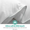 thumbnail image 2 of APSMILE Luxurious Feathers Down Full Queen Duvet Comforter, White, 2 of 9