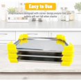 thumbnail image 2 of Lot de 12 Empileurs de Plateaux pour Accessoires de Séchage par Congélation, Empileurs de Plateaux Compatibles avec les Plateaux Récolte Réduisant l'Espace (Jaune), 2 of 5