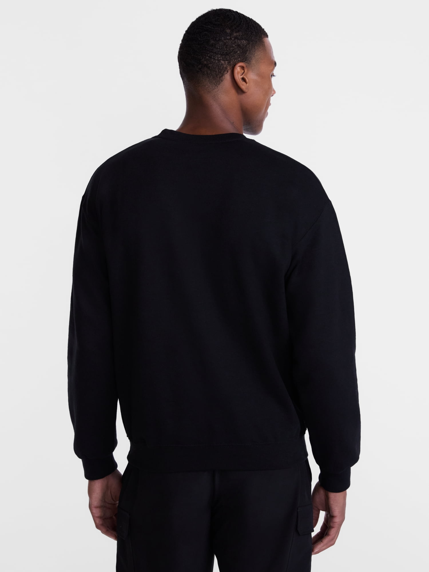 Athletic Works Fleece Crewneck Sweatshirt, Mens & Big Men's Sizes XS-4XLT