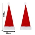 thumbnail image 3 of Gorro largo de felpa de 75cm para disfraz de Navidad, disfraz de Cosplay, gorro de Papá Noel para regalo para adultos, decoración navideña de Año Nuevo 2023, 3 of 4