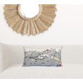 thumbnail image 5 of 24" White Pittsburgh Daylight Skyline Lumbar Decorative Pillow, 5 of 5