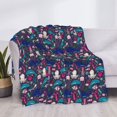 thumbnail image 3 of Naloa Underwater Animals Flannel Blankets - Thick and Warm Blanket for Winter, Soft Fuzzy Plush King Blanket for All Seasons40"x30", 3 of 6