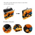 thumbnail image 3 of Thanksgiving Leaves Premium Coin Purse Wallet - Stylish 0.7 Microfiber with Zinc Alloy Jaws, 4.3x4.7 in/11x12 cm Size - Durable & Fashionable, 3 of 7