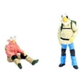 thumbnail image 3 of Escena en miniatura de 2 piezas, personas sentadas de pie, modelo deportivo, figuras pintadas para mesa de arena, 3 of 9