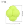 thumbnail image 2 of Uxcell Bounce Reaction Balls, Coordination Training Ball Agility Trainer TPR High Difficulty, Yellow 2 Pack, 2 of 5