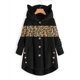 thumbnail image 1 of Puntoco Mujer Botón Felpa Tops Con Capucha Cárdigan Suelto Leopardo Patchwork Abrigo Chaqueta Liquidación Puntoco Puntoco-4272, 1 of 5