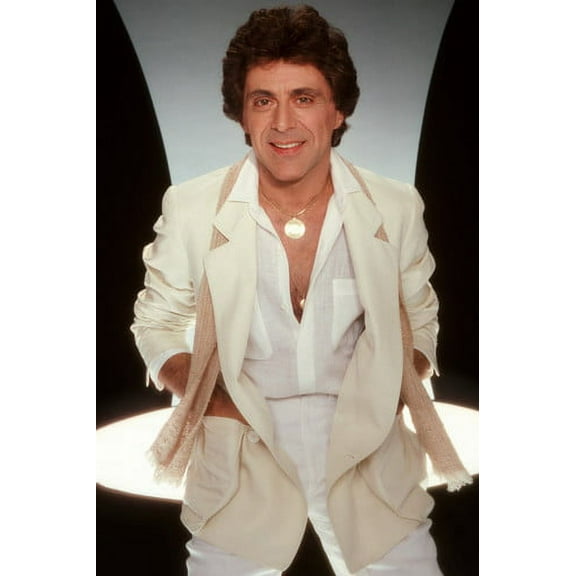 Frankie Valli in open shirt smiling studio portrait 24x36 Poster