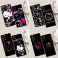 thumbnail image 2 of Funda trasera de silicona para Samsung Galaxy, carcasa bonita de Hello Kitty, Gato rosa, A33, 5G, A52, A53, A72, A73, A52S, A71, A32, A33, A34, A54, A51, A25, A42, 2 of 5