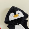 thumbnail image 6 of Cjfdfy Newborn Baby Boy Girl Halloween Animal Costume Romper Penguin Sleeveless Hooded Clothes Infant Cute My First Halloween Penguin Fall Winter Clothes 0-3Y, 6 of 9