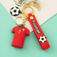 thumbnail image 4 of Colgante Creativo De Ropa De Fútbol De Dibujos Animados, Llavero De Coche, Adorno De Bolso Escolar Para Hombre, Regalo Pequeño Para Pareja, 1 Ud., 4 of 4